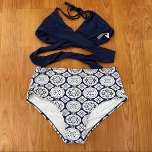 Cupshe High Waisted Wrap Bikini